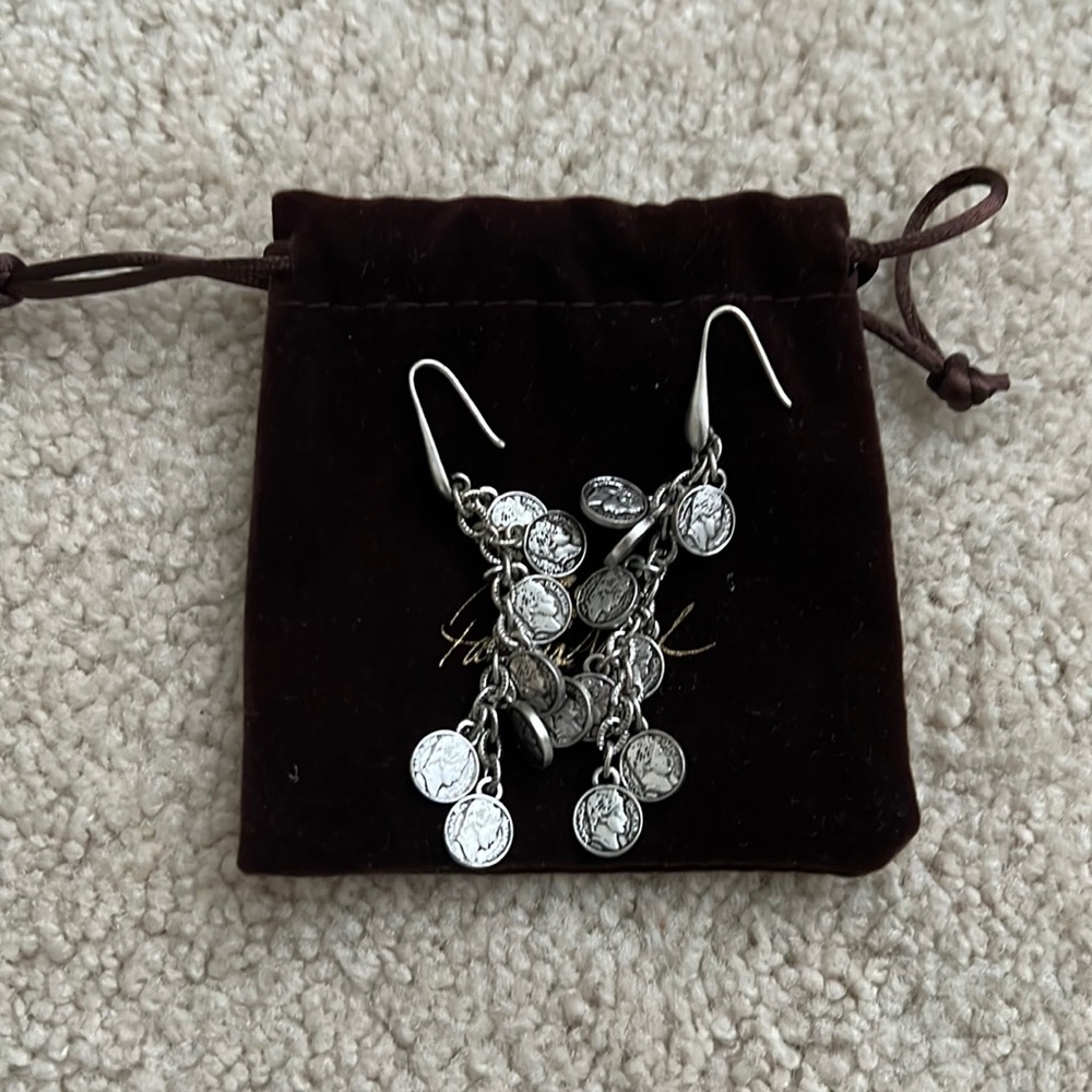 Patricia Nash coin dangle earrings